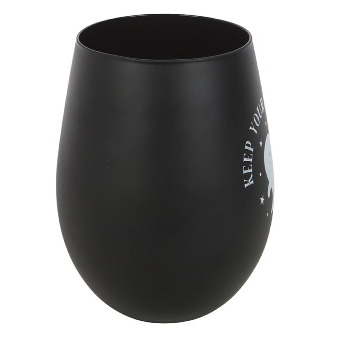 Keep Your Spirits Up Stemless Ghost Glass