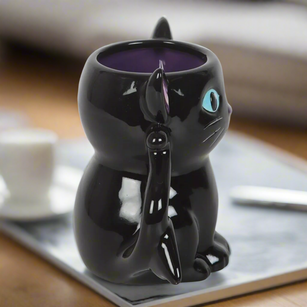 Cute and Creepy Bat Cat Mug