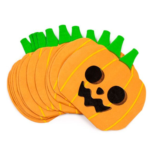 Pack of 12 Napkins - Halloween Pumpkin