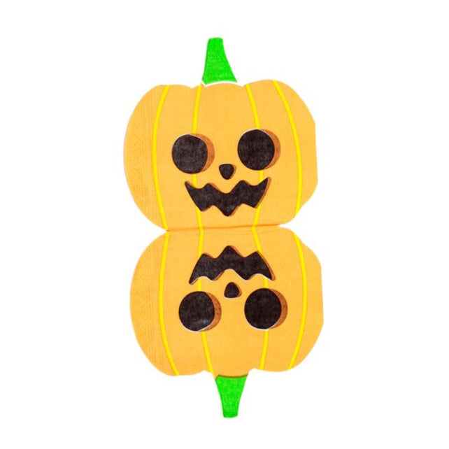 Pack of 12 Napkins - Halloween Pumpkin