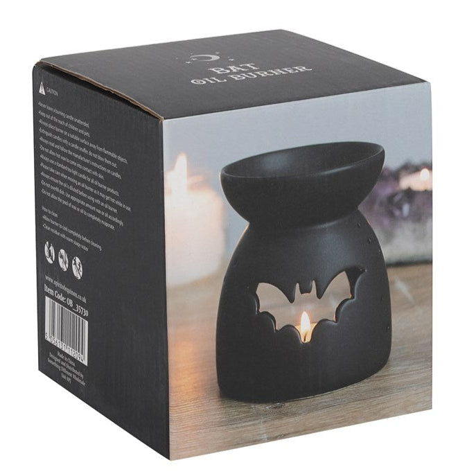 Black Bat Cut Out Oil Burner