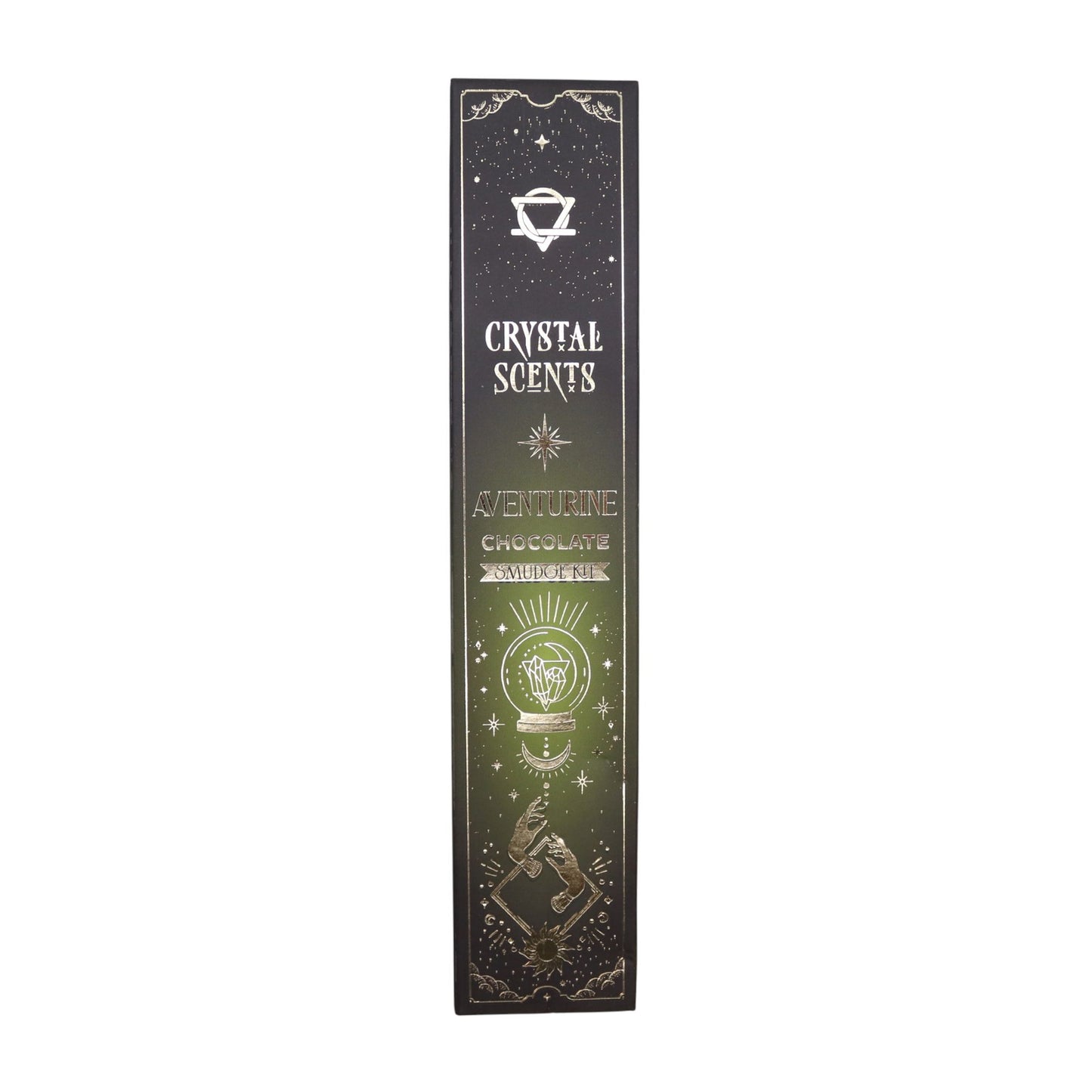 Aventurine Crystal Scents Smudge Incense - Chocolate