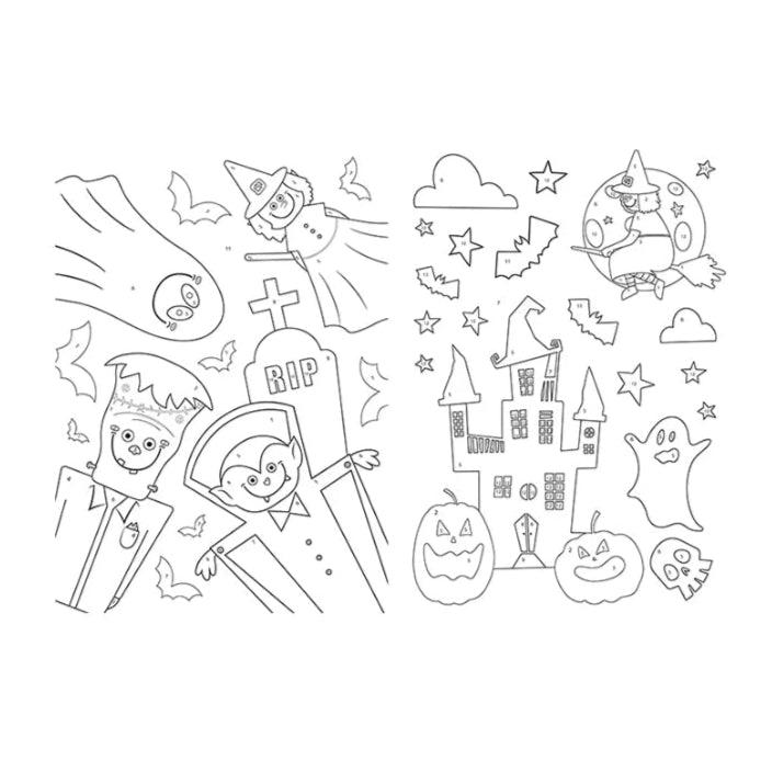 Halloween Paint By Numbers