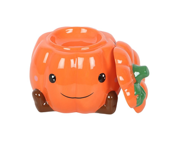 Cute Smiling Pumpkin Oil Burner / Wax Warmer