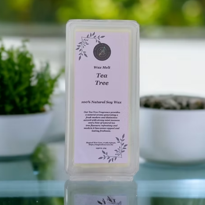 Tea Tree Handmade Wax Melt Snap Bar