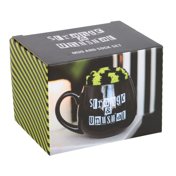 Strange & Unusual Mug and Socks Set - Gothic Gift Bundle