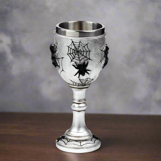 Decorative Spider Web Goblet