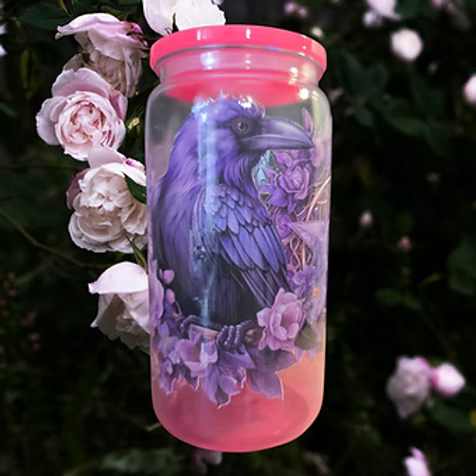 Purple Raven Plastic Can 16oz