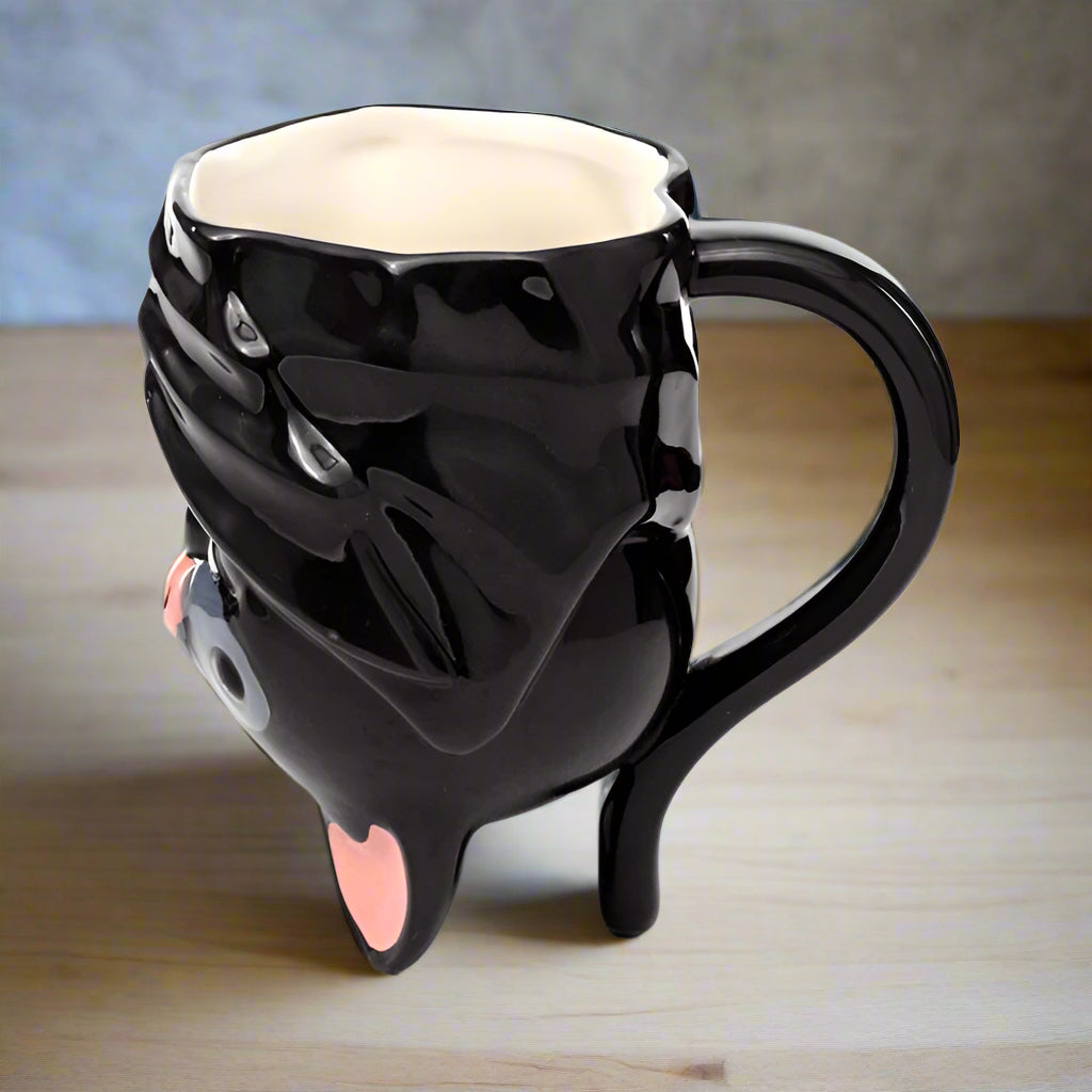 Novelty Upside Down Ceramic Mug - Bat