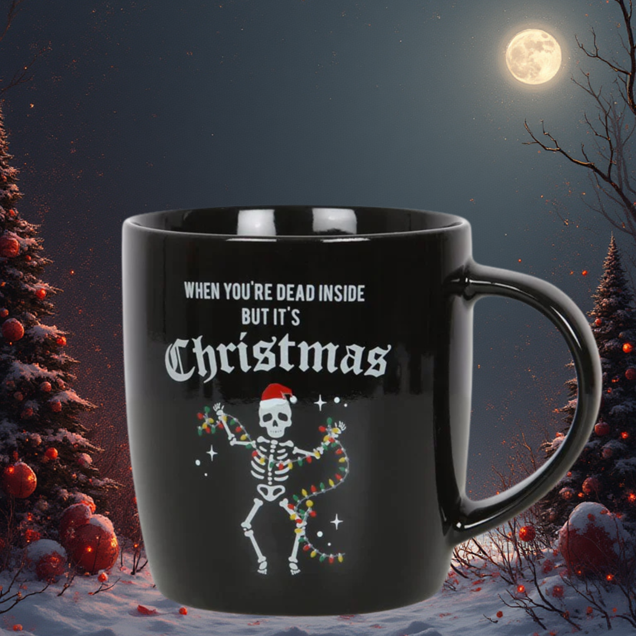 Dead Inside Christmas Mug