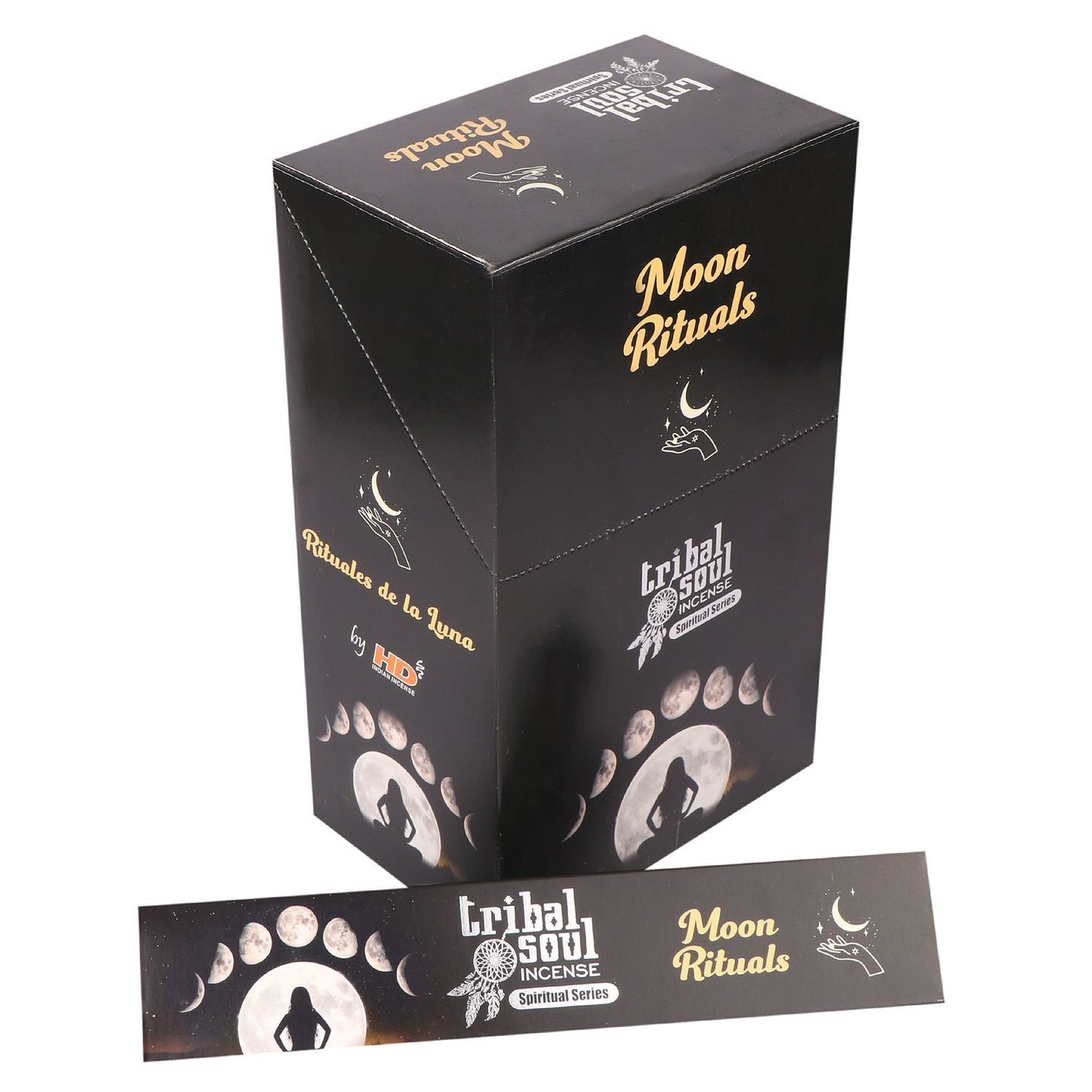 Tribal Soul Spiritual Incense Sticks & Ceramic Holder - Moon Rituals