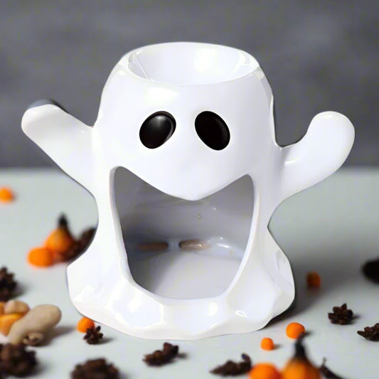 Spooky Ghost Ceramic Oil & Wax Burner