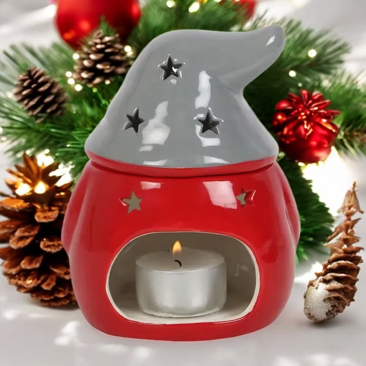 Red & Grey Christmas Gonk Wax/Oil Burner