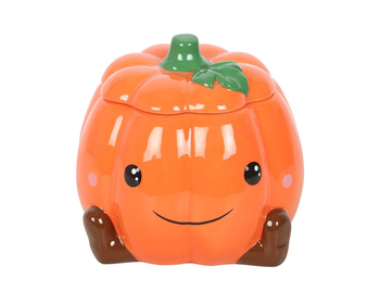 Cute Smiling Pumpkin Oil Burner / Wax Warmer