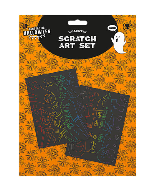 Halloween Scratch Art Kit