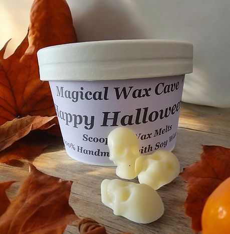 "Happy Halloween" Handmade Wax Melt Scoopies