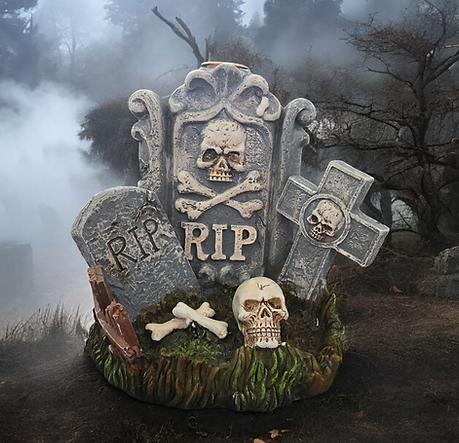 R.I.P Tombstone Graveyard Incense Burner